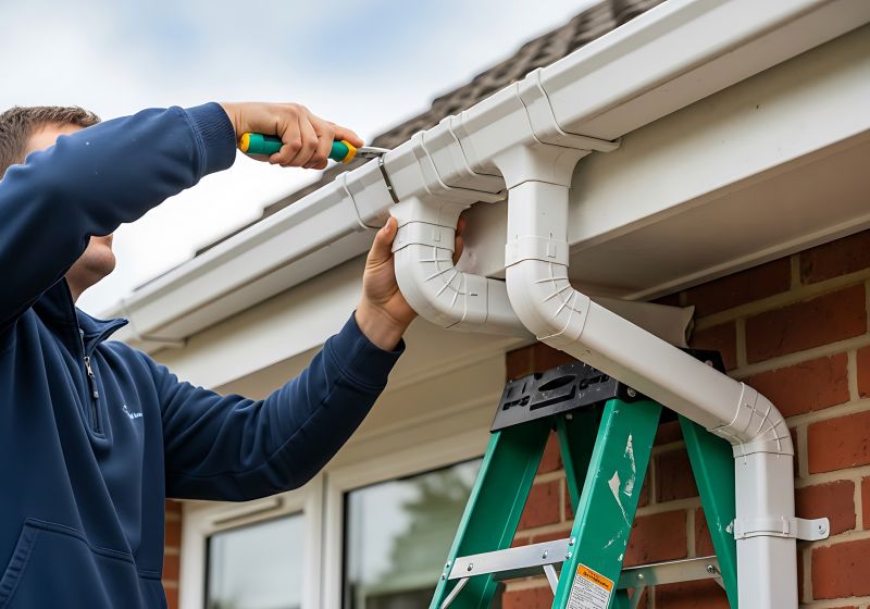Downspout Reattachment in Longmont, CO