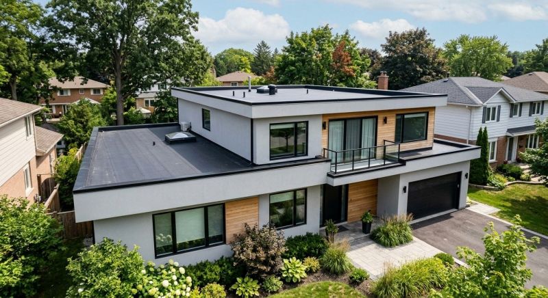 TPO Roof Construction in Fredericksburg, VA