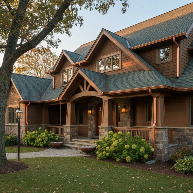 Copper Downspout Installation in Clarksville, TN