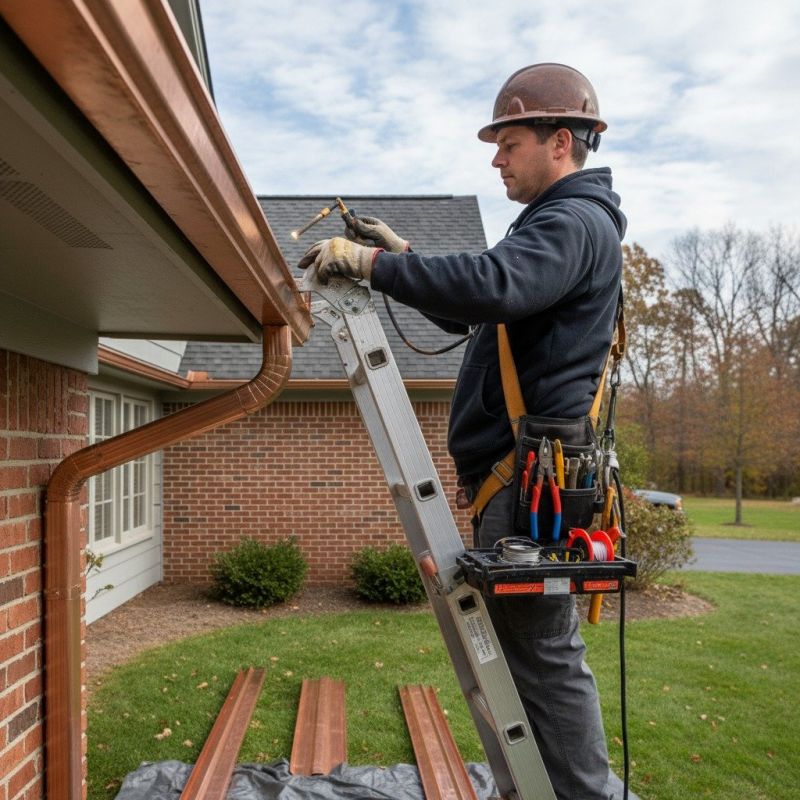 Copper Gutter Repair in Mcdonough, GA