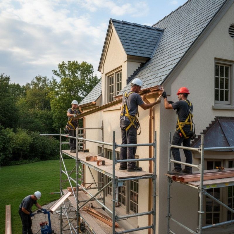 Copper Rain Gutter Service in San Francisco, CA