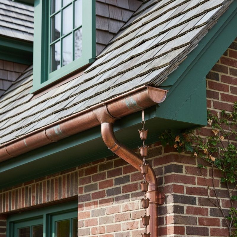 Copper Rain Gutter Service in San Francisco, CA