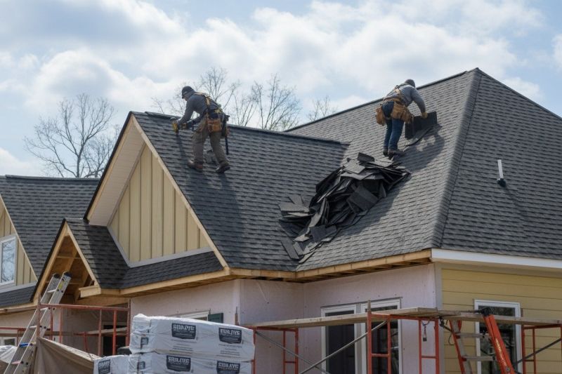 Damaged Roof Replacement in Framingham, MA